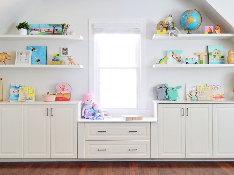 Ikea Built In Cabinets Under Window In Bonus Room