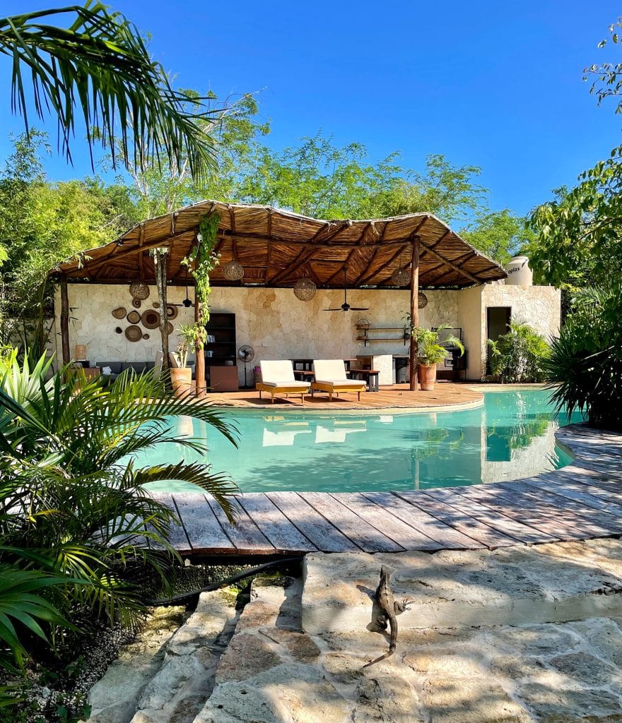 Pool At Arkah Airbnb In Akumal Mexico