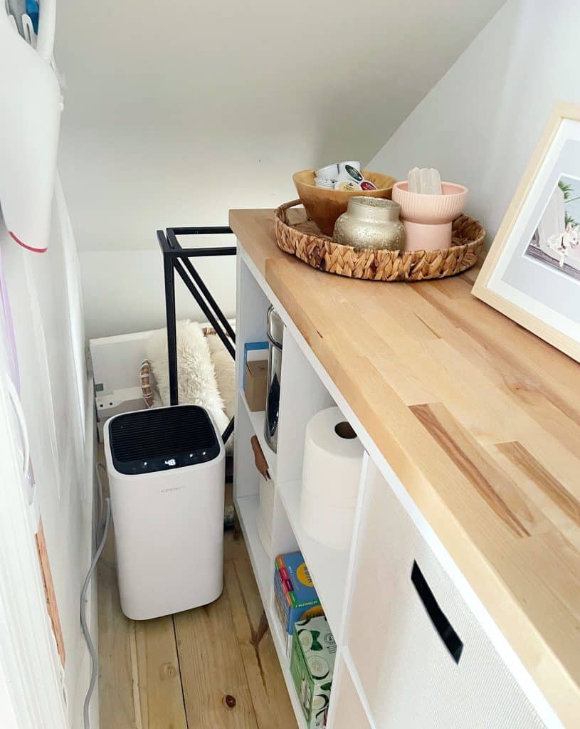 Under Stair Storage In Utility Closet With Cubby Storage