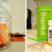 Thanksgiving Craft: A Glass “Thanks Jar”