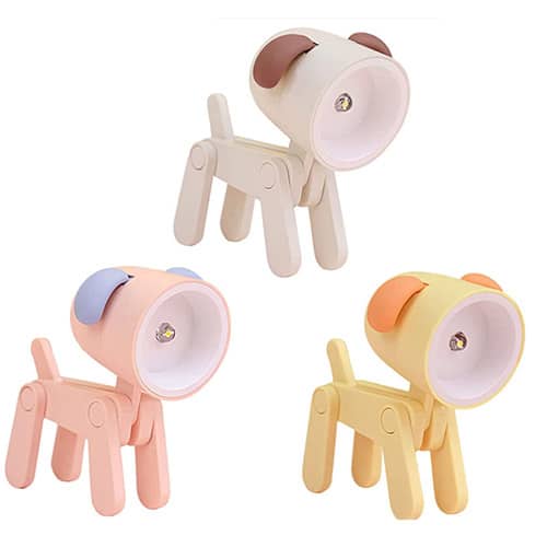 Dog Shaped Lamps Small With LED Light