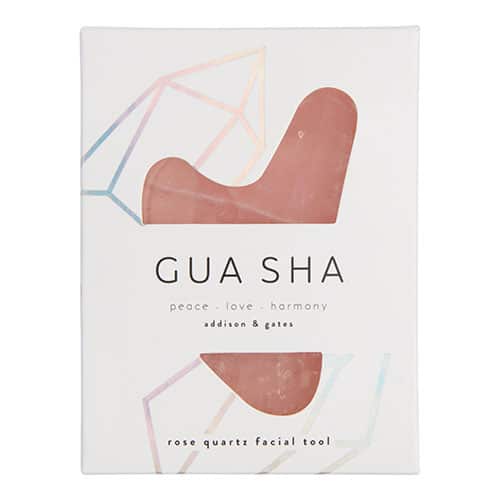 Rose Quartz Gua Sha Facial Massager