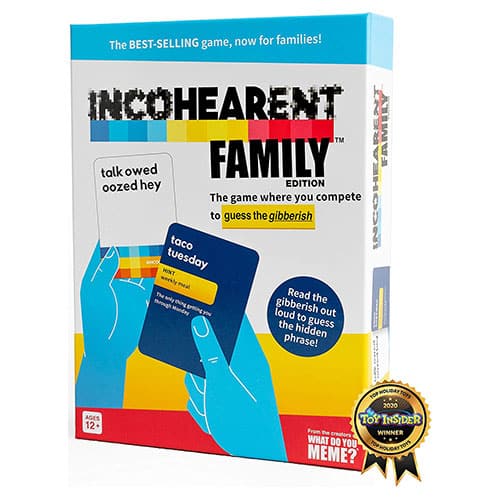 Incohearant Family Game Night Game Box