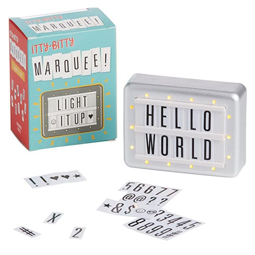 Small Letter Marquee Sign For Desktop