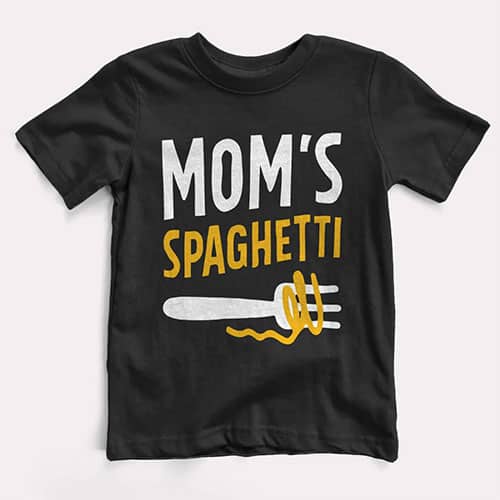 Mom's Spaghetti Eminem Kids Shirt