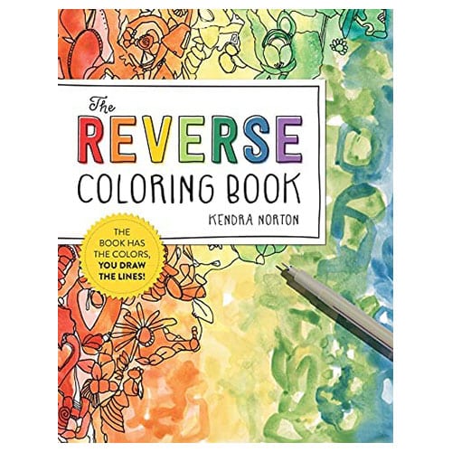 Reverse Coloring Book Gift Idea