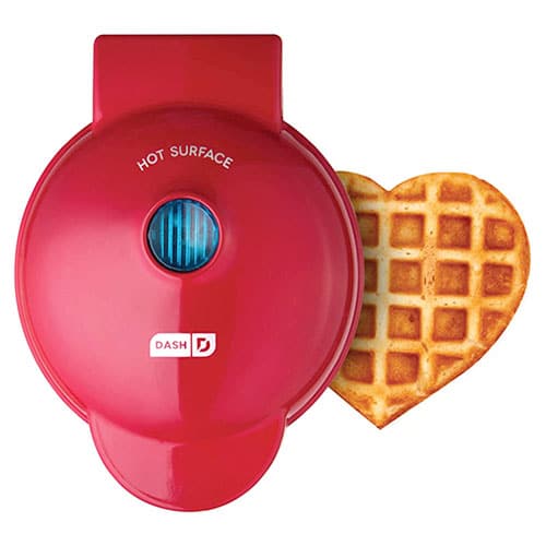 Dash Mini Waffle Maker In Heart Shape