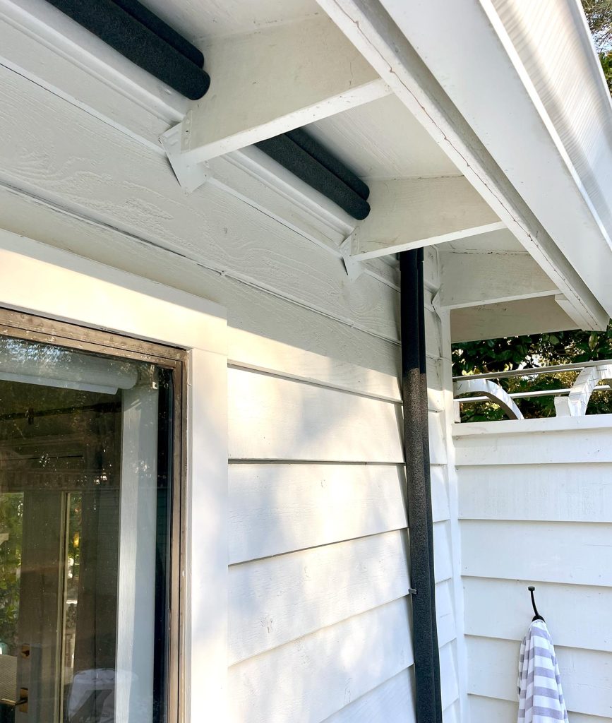 Frozen Pipes Tublar Insulation On Copper Pipes 5 Methods We Prevented Frozen Pipes in Florida Foam Tube Insulation Covering Outdoor Pipes In Florida Freeze