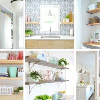 Grid of Six Favorite DIY Shelf Ideas