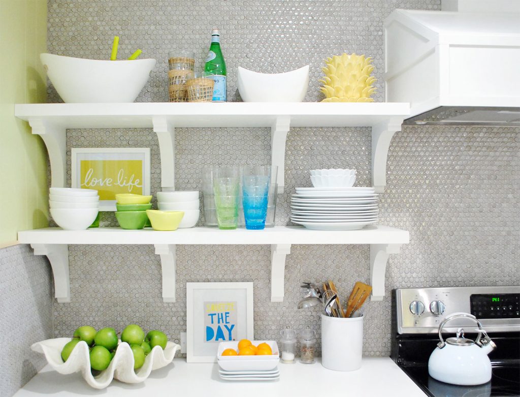 Modern Bracket Shelves In Kitchen 1024x781