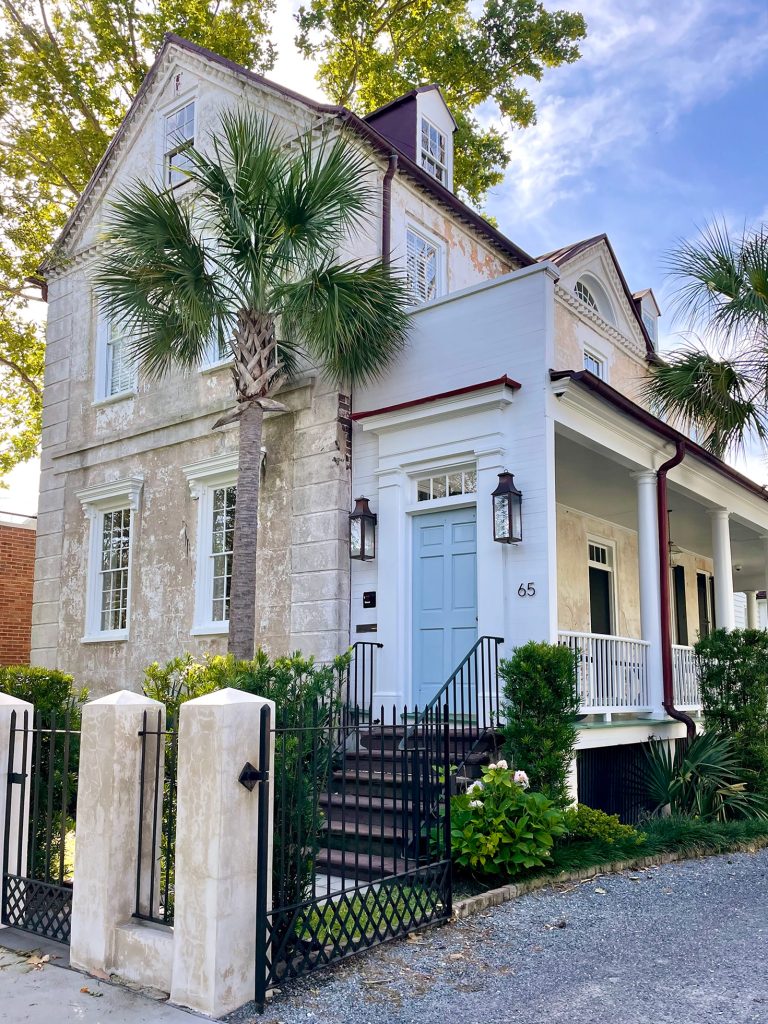 Historic home in Charlestown South Carolina Cannon Street