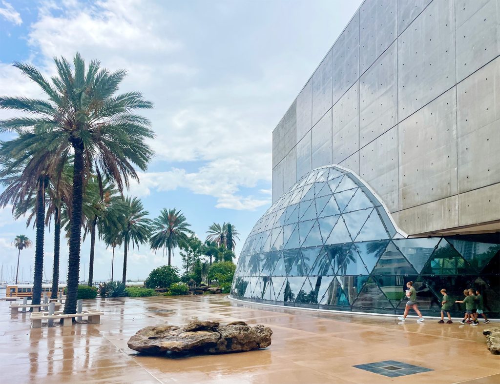 Exterior Of Salvador Dali Art Museum in Saint Petersburg Florida