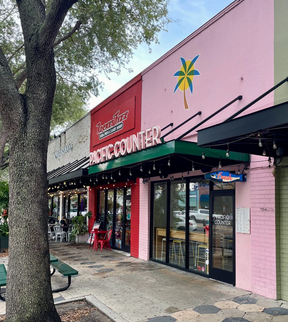 Pacific Counter Restaurant Exterior in Saint Petersburg Florida