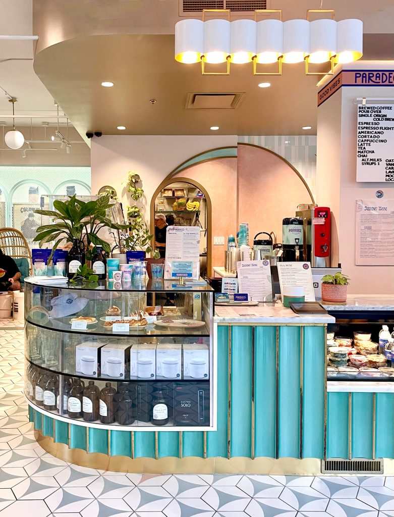 Interior of ParaDeco Coffee Shop in Saint Petersburg Florida