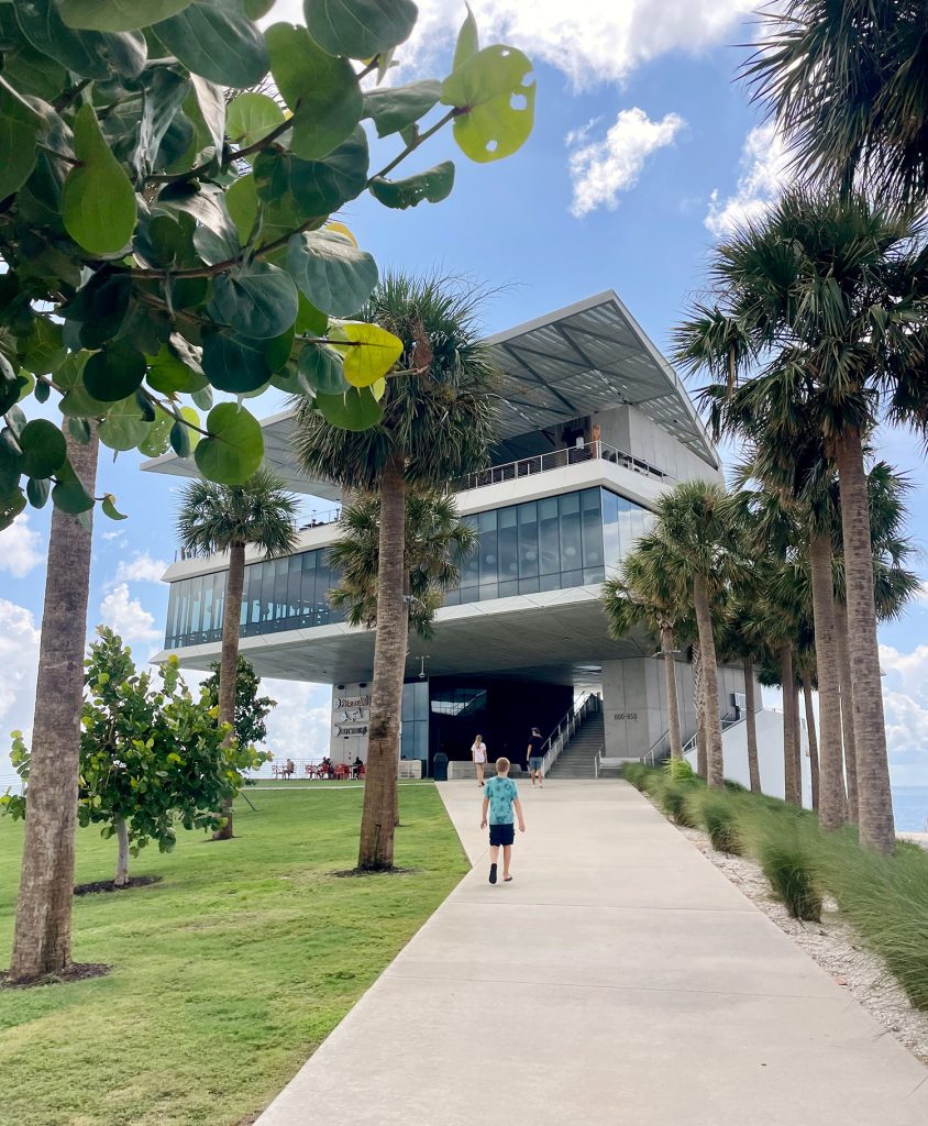 Building At The End of St Pete Pier in Saint Petersburg Florida