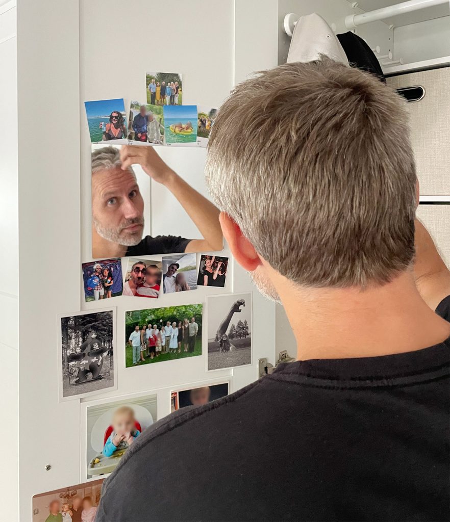 Ikea Pax Wardrobe Closet Mirror On Wall With John Getting Ready