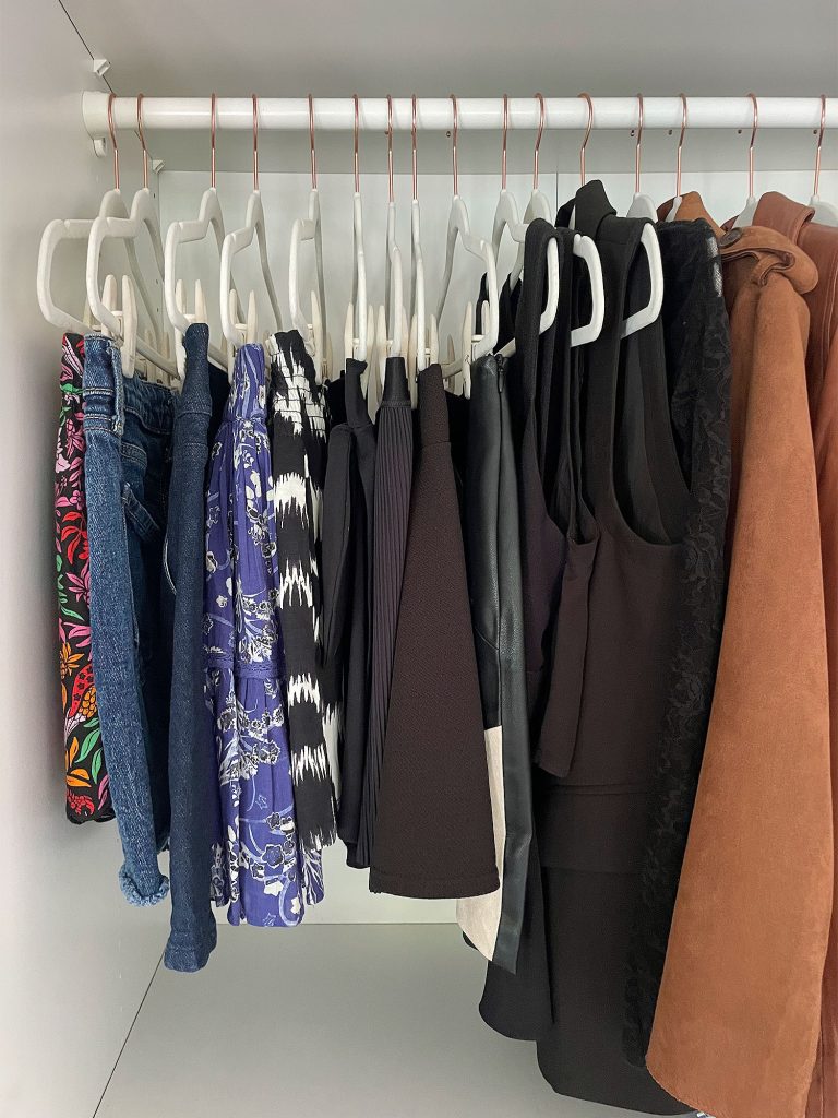 Ikea Pax Wardrobe Closet Slim Hangers With Clipped Skirts