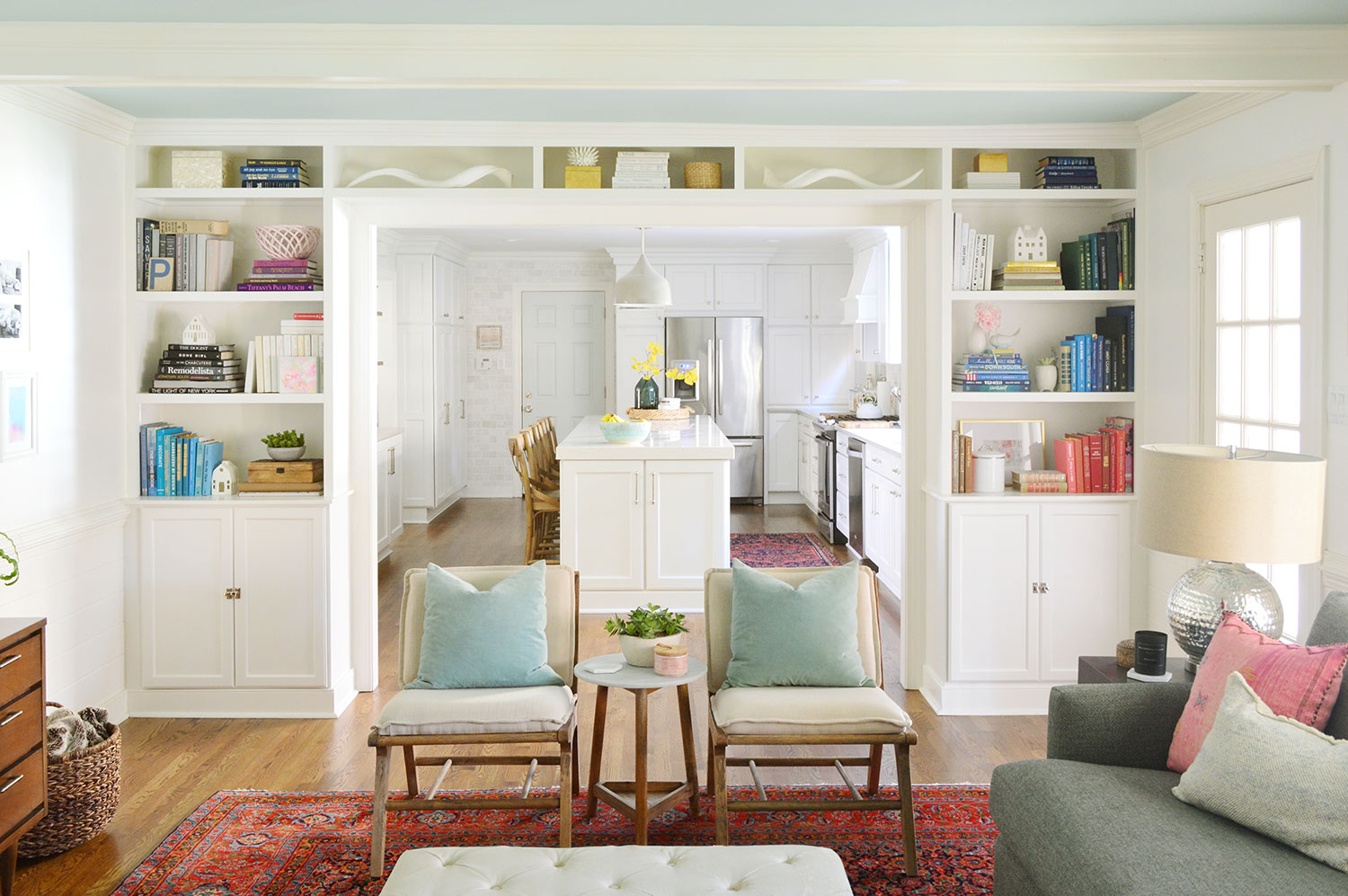 Bookshelf wall discount with door