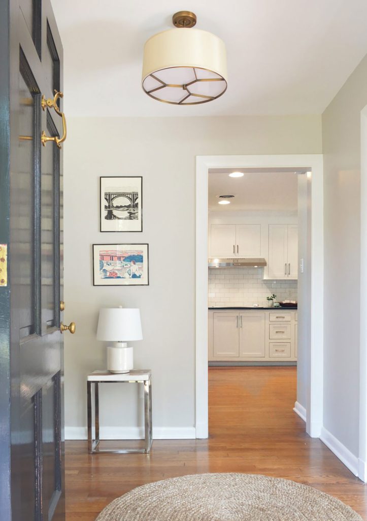 Foyer With Sherwin Williams Agreeable Gray Walls