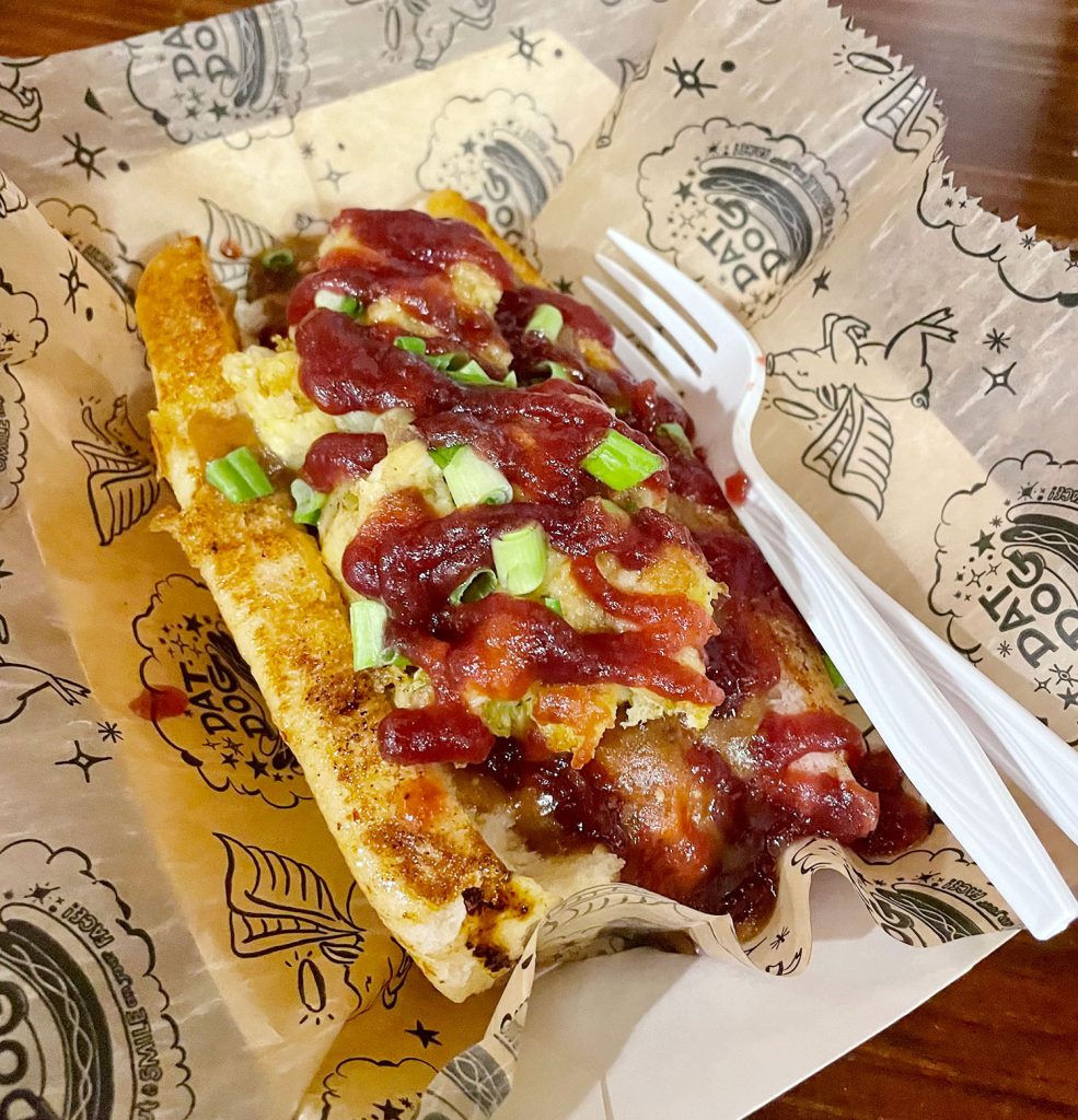 Special Thanksgiving Hot Dog From Dat Dog In New Orleans