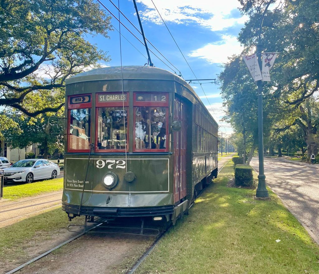 New Orleans Streetcar Up Close