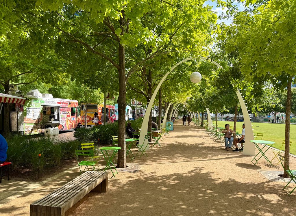 Klyde Warren Park In Dallas Texas