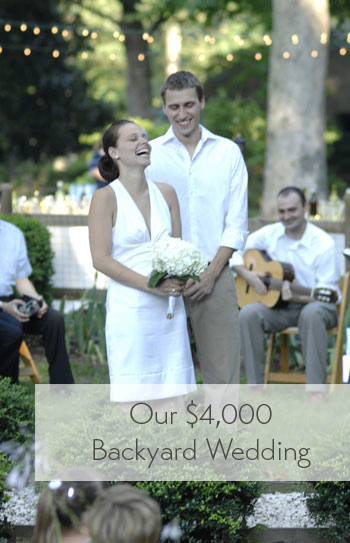 Oour 4000 Dollar Backyard Wedding