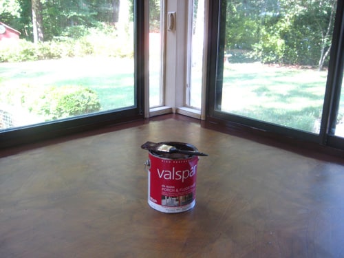 Painting Wood Or Concrete Floors Has, Valspar Concrete Basement Floor Paint