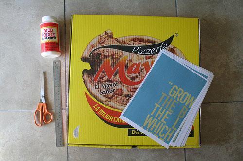 Pizza Box Art Project