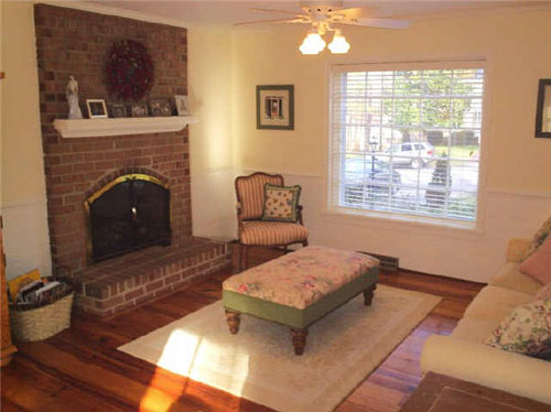 Before Fireplace Remodel Ma