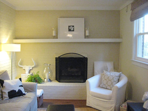 Fireplace Mantle Makeover I