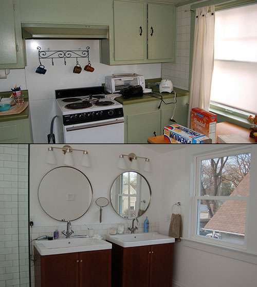 Kitchen To Bathroom Reno