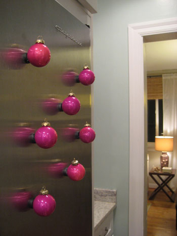 Ornament Magnet Craft Idea