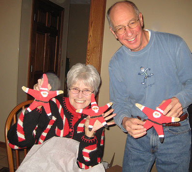 Santa And Snowman Starfish