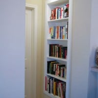 Turning An Empty Wall Niche Into A Bookshelf