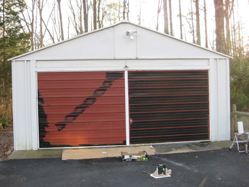 before-and-after-garage-door-makeover-with-paint