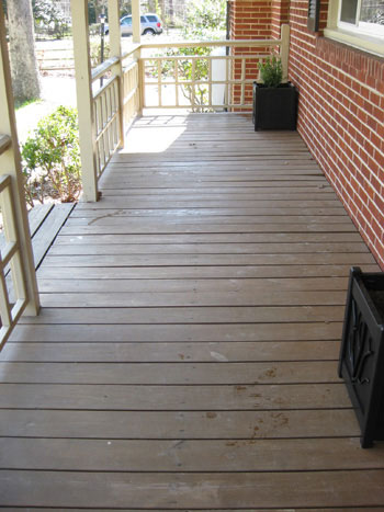 how to paint a wood deck or front porch we did subtle