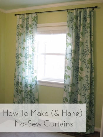 No Sew DIY Blackout Shade -- No Sewing Skills Needed