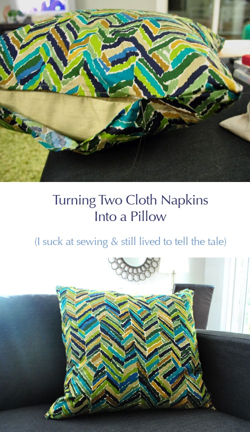 turning-two-cloth-napkins-into-a-pillow