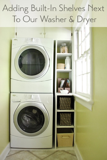 Washer with dryer discount built in