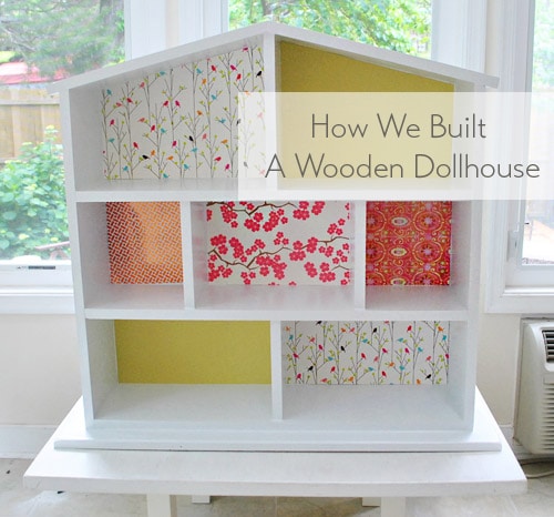 How We Built A Wooden Dollhouse Title Card