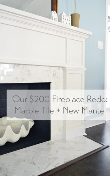our-cheap-fireplace-redo-new-mantel-marble-tile