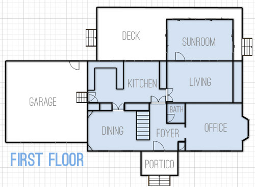 Drawing Up Floor Plans & Dreaming About Changes Young