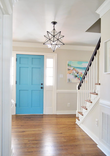 House Tour 2016 Foyer Door View