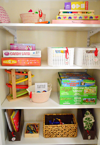 Converting An Extra Coat Closet Into Organized Toy Storage ...