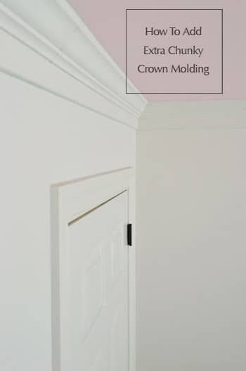 Install Extra Thick Crown Molding