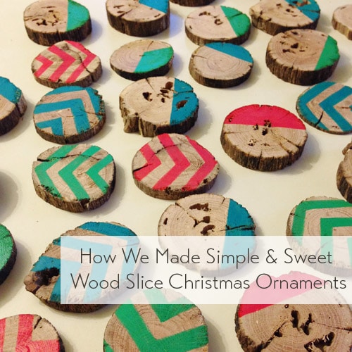 3 wood slice crafts for teens - Life of Colour