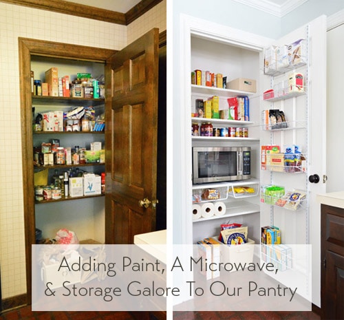 Pantry Makeover and Can Food Organizer With Hidden Storage Inside!