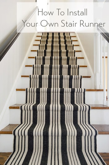 Gráfico How To Install Your Own Stair Runner (Como instalar sua própria corrediça de escada)