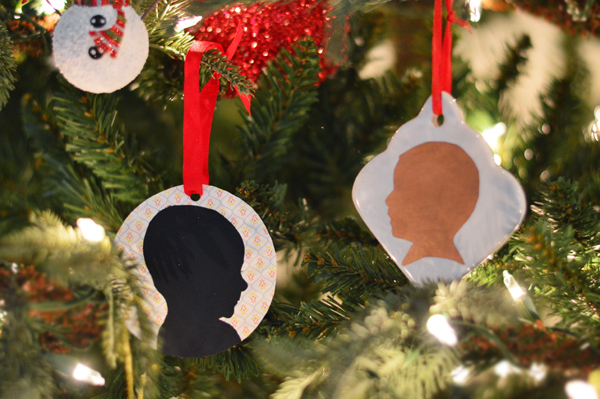 Tree Silhouette Ornaments